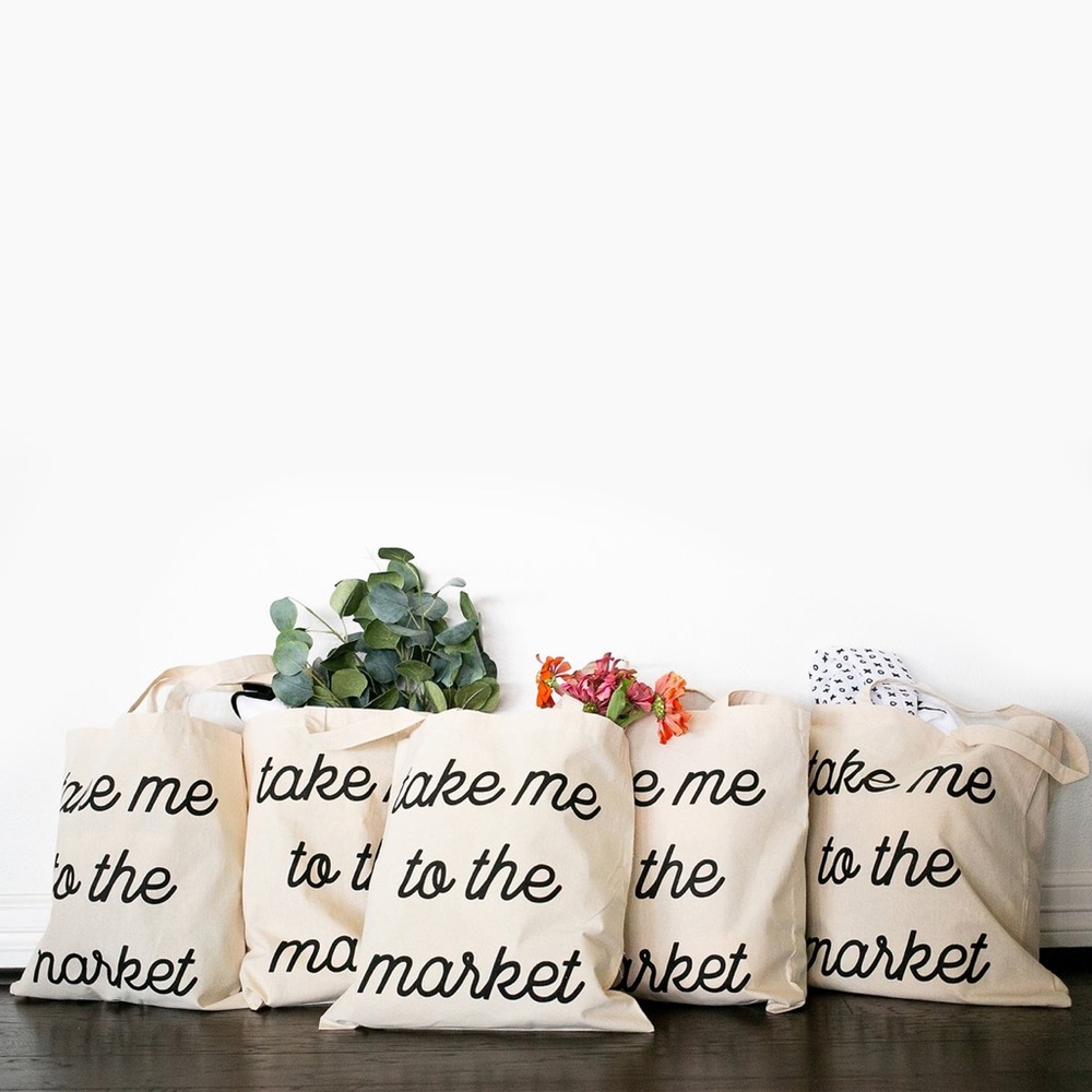 Take Me To The Market Tote